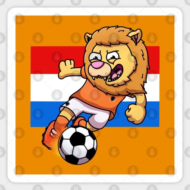 Oranje Leeuw Sticker by TheMaskedTooner